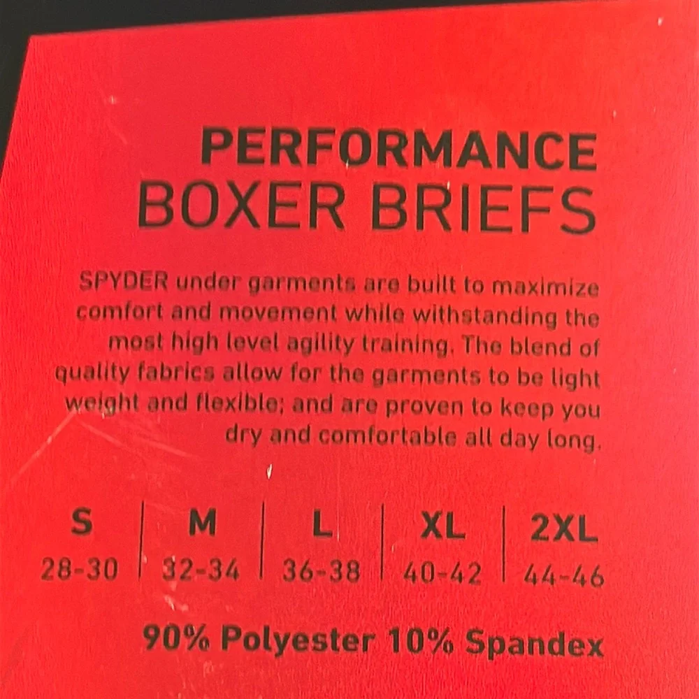 NWT 5PK Spyder Boxer Briefs LG